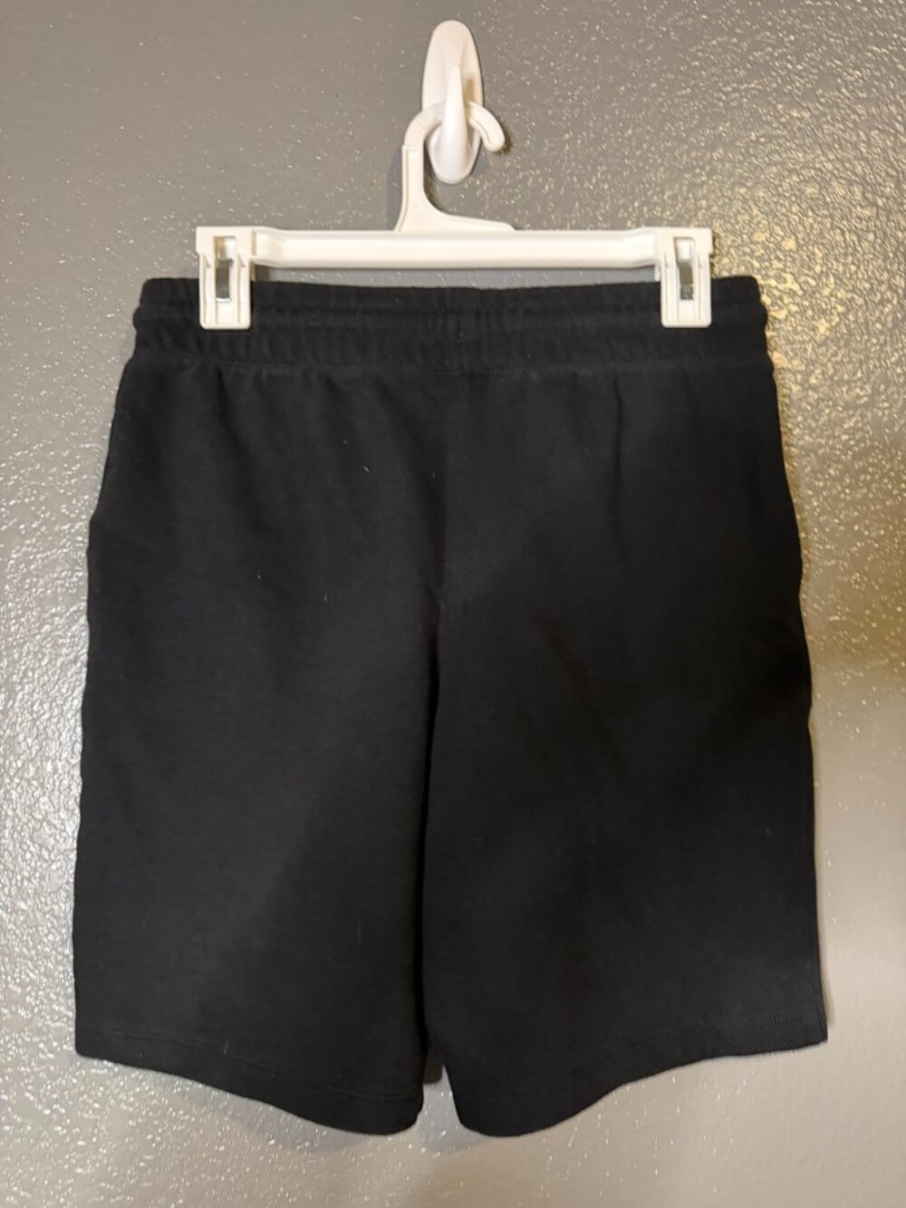 Wonder Nation Boys Fleece Short, Black Soot, XL ( 14-16)